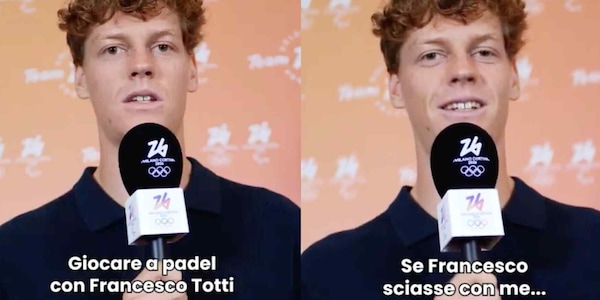 Sinner, l’incredibile messaggio per Totti: “Dopo il padel vieni a sciare con me e…”