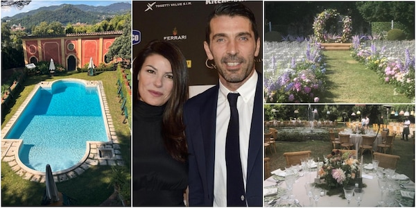 Buffon e Ilaria D'Amico oggi sposi: location esclusiva per il matrimonio a Lucca