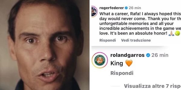 Da Cristiano Ronaldo a Federer, tutti i vip in lacrime per il ritiro di Nadal
