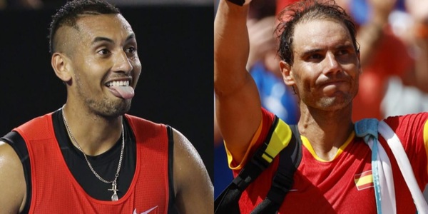 Kyrgios, la strana richiesta a Nadal: "Non ritirarti, voglio giocare con te"