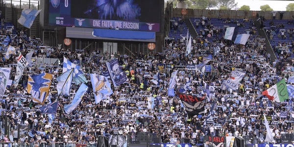 Lazio-Nizza, multa e Curva Nord chiusa con sospensione per un anno