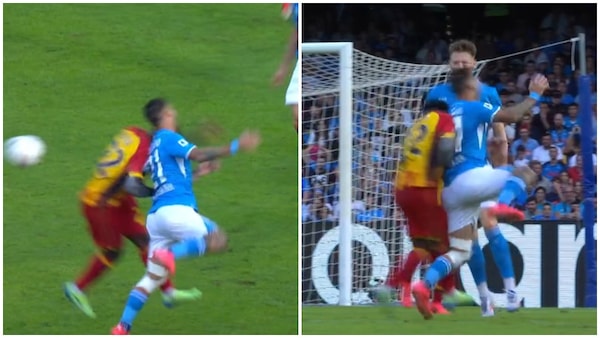 Napoli-Lecce, Banda frana addosso a Politano: la sequenza del rigore non concesso