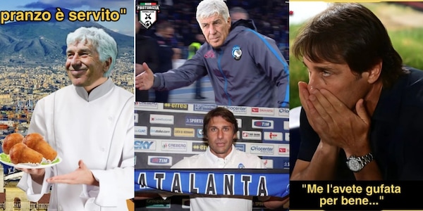 "Atalanta, tre babà al Napoli di Conte": ironie impietose sui social