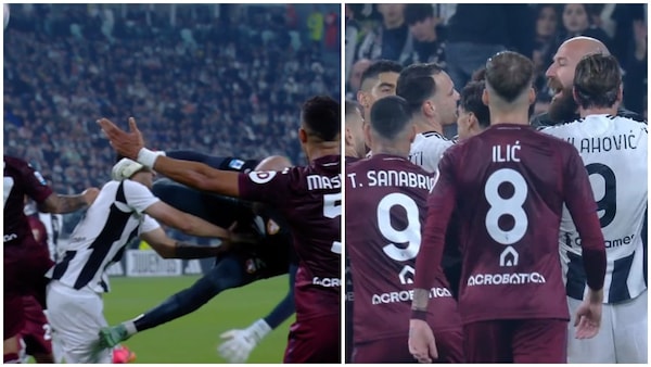 Gatti e Milinkovic-Savic, scintille in campo durante Juve-Torino: rissa sfiorata
