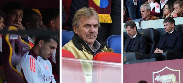 Ghisolfi a testa bassa, le smorfie di Hummels e Boniek: le foto della delusione Roma