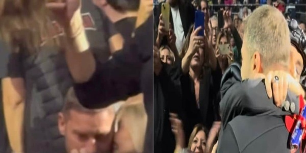 Totti e Renato Zero, l'abbraccio da brividi al concerto: cosa è successo