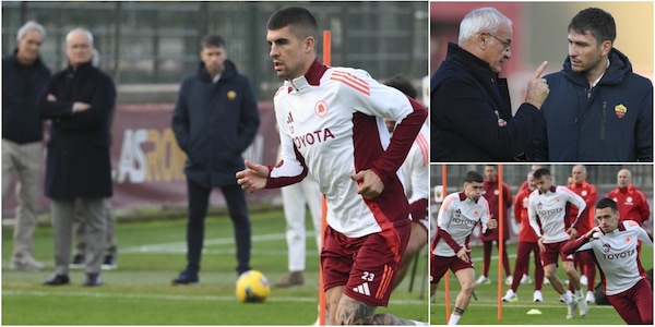 Roma, Ranieri torna a Trigoria: primo allenamento e colloquio con Ghisolfi