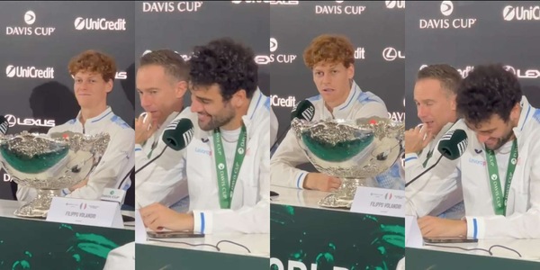 Sinner e Berrettini, lo show in conferenza stampa tra gag e risate
