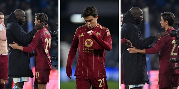 Dybala a pezzi per la sconfitta della Roma, il gesto a sorpresa di Lukaku a Napoli