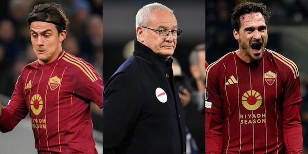 Roma, la probabile formazione di Ranieri contro l'Atalanta