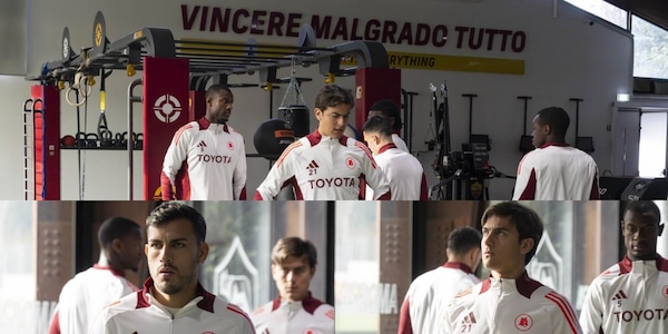 Roma, sguardi di ghiaccio sotto la scritta motivazionale di Trigoria