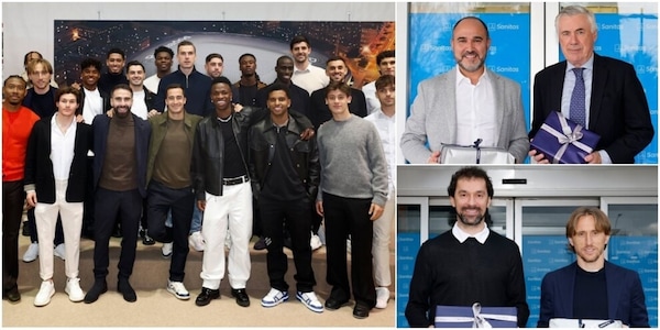 Real Madrid, pranzo di Natale e pacchi regalo in ospedale