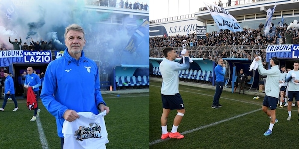 Lazio, che entusiasmo per il derby: i tifosi invadono Formello