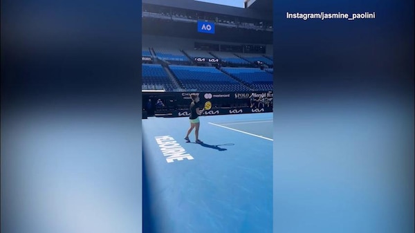 Tennis, Jasmine Paolini al lavoro per gli Australian Open