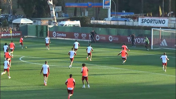 Allenamento Roma, ancora out Cristante