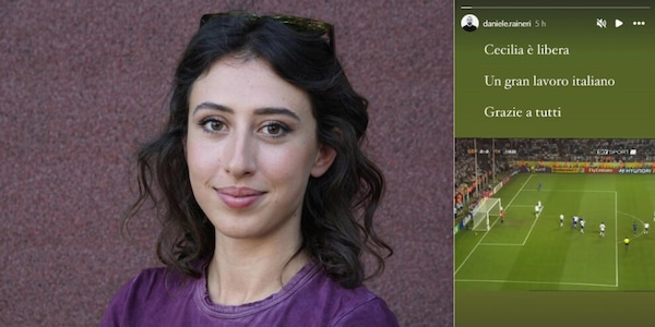 Cecilia Sala liberata: il fidanzato festeggia con il gol di Grosso