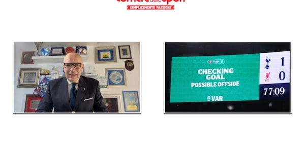 ‘Il Var: gol in fuorigioco’, ma per la prima volta l’arbitro lo dice in diretta ai tifosi