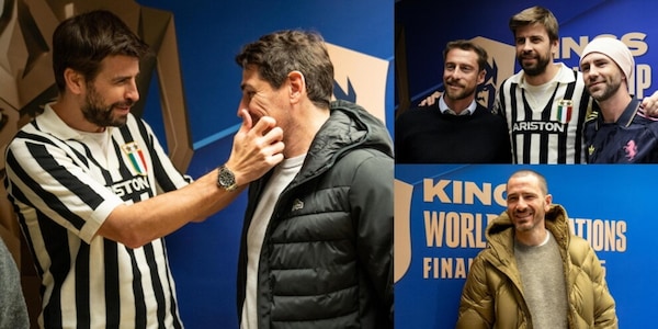 Kings World Cup Nations, Piqué in maglia Juve: parata di stelle a Torino