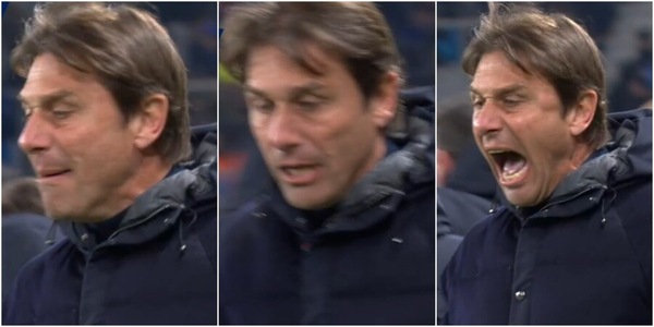 Conte, esultanza sfrenata al gol decisivo di Lukaku in Atalanta-Napoli: l'urlo liberatorio