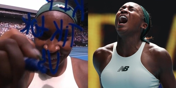 Coco Gauff, Tik Tok bloccato: lei non ci sta e lo scrive sulla telecamera