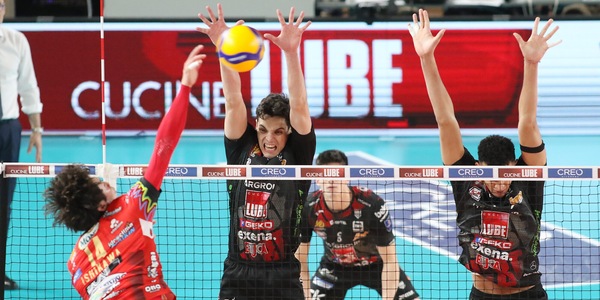 Perugia cade a Civitanova, Grottazzolina toglie un punto a Trento