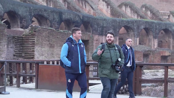 Guinness Sei Nazioni, shooting suggestivo al Colosseo