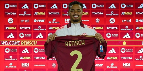 Roma, Rensch è ufficiale. Gollini ha firmato