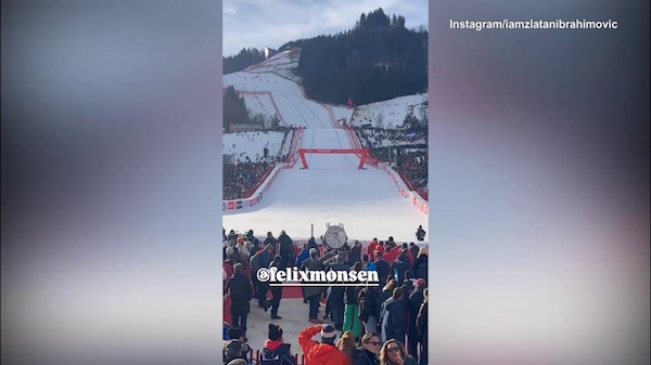 Ibra a Kitzbuhel per la Coppa del mondo di sci