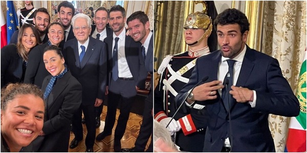 L'Italia del tennis al Quirinale, Berrettini ringrazia Sinner: "C'è un ragazzo altoatesino..."