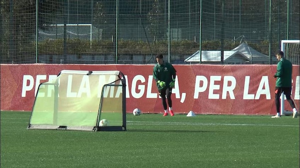 Roma, rifinitura in vista dell'Eintracht