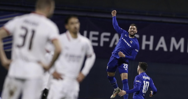Il Milan cade a Zagabria: non basta Pulisic, Conceicao ai playoff