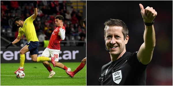 Moviola Braga-Lazio, l'arbitro Brooks parente del re d'Inghilterra: non c'è rigore su Pedro