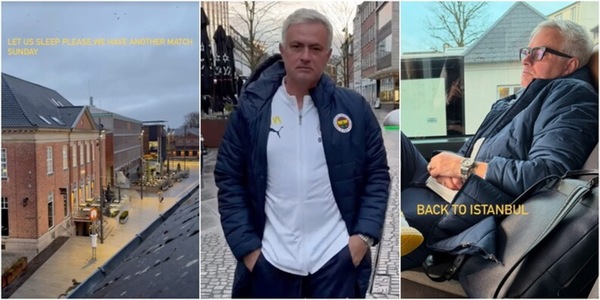 Mourinho, notte insonne in Danimarca dopo il match di Europa League: "Lasciateci dormire"