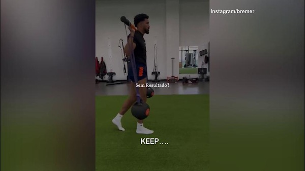 Bremer al lavoro in palestra
