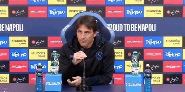 Conte in conferenza: "Roma cresciuta con Ranieri. Mercato? Kvara non è stato rimpiazzato"