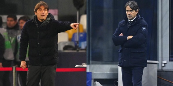 Napoli e Inter, Conte e Inzaghi agitati prima dell'uso