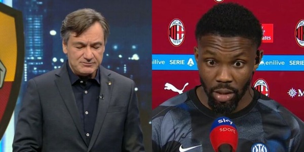 Caressa, gaffe con Thuram: "Sono più bello io". La reazione di Marcus è esilarante