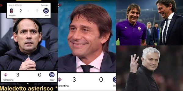 L'Inter perde e Conte gode: social impietosi dopo il trionfo della Fiorentina