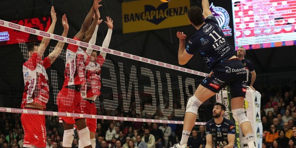 Trento-Piacenza, sabato di lusso in Superlega