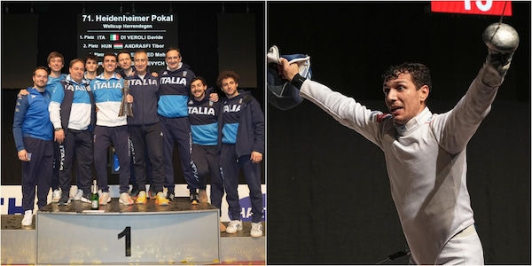 Scherma, Di Veroli è oro nella spada in Coppa del Mondo a Heidenheim