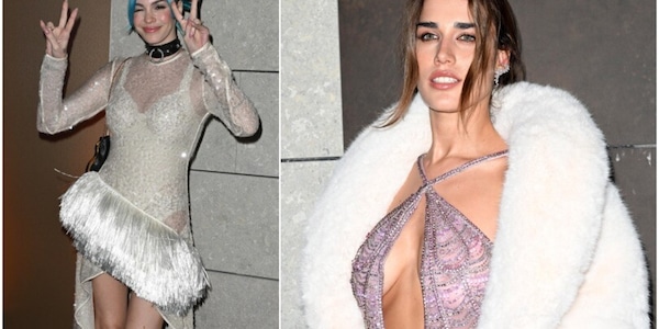Clara Soccini e Rose Villain, trasparenze e scollature sexy a Sanremo