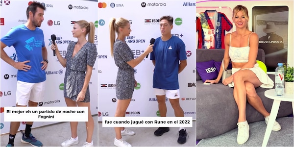 Camila Giorgi torna in campo a Buenos Aires, ma in un’altra veste: è subito boom sui social