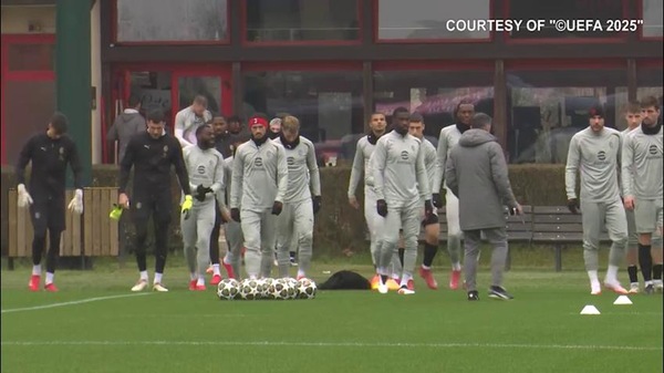 Il Milan prepara la sfida al Feyenoord