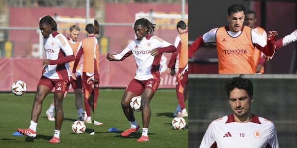 Roma in campo: Koné giocoliere, ci sono Paredes e Hummels