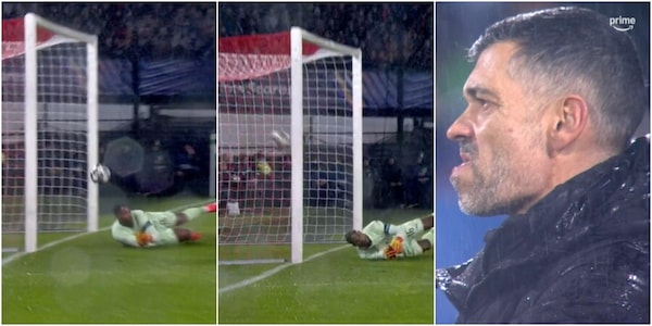 Maignan, papera lampo in Feyenoord-Milan: la fotosequenza