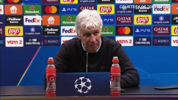 Gasperini sbotta: "Il Club Brugge è una buonissima squadra"