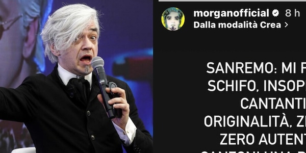 Morgan distrugge Sanremo: "Fa schifo. L'unica cosa buona è una mia idea..."