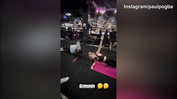 Pogba e Zulay, lavoro di coppia in palestra
