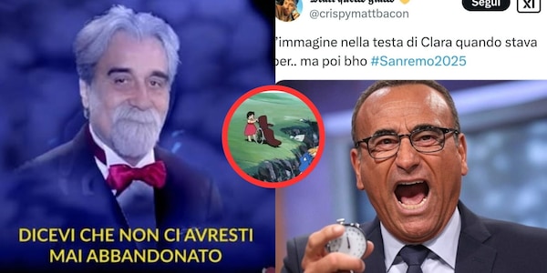 Ironie e meme tutti da ridere: la fretta di Carlo Conti e Sanremo nel mirino