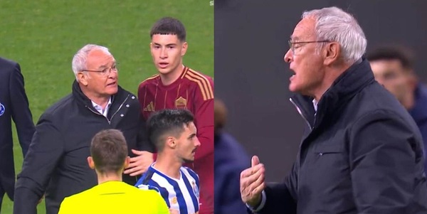La frase urlata di Ranieri ai giocatori alla fine di Porto-Roma: cosa è successo